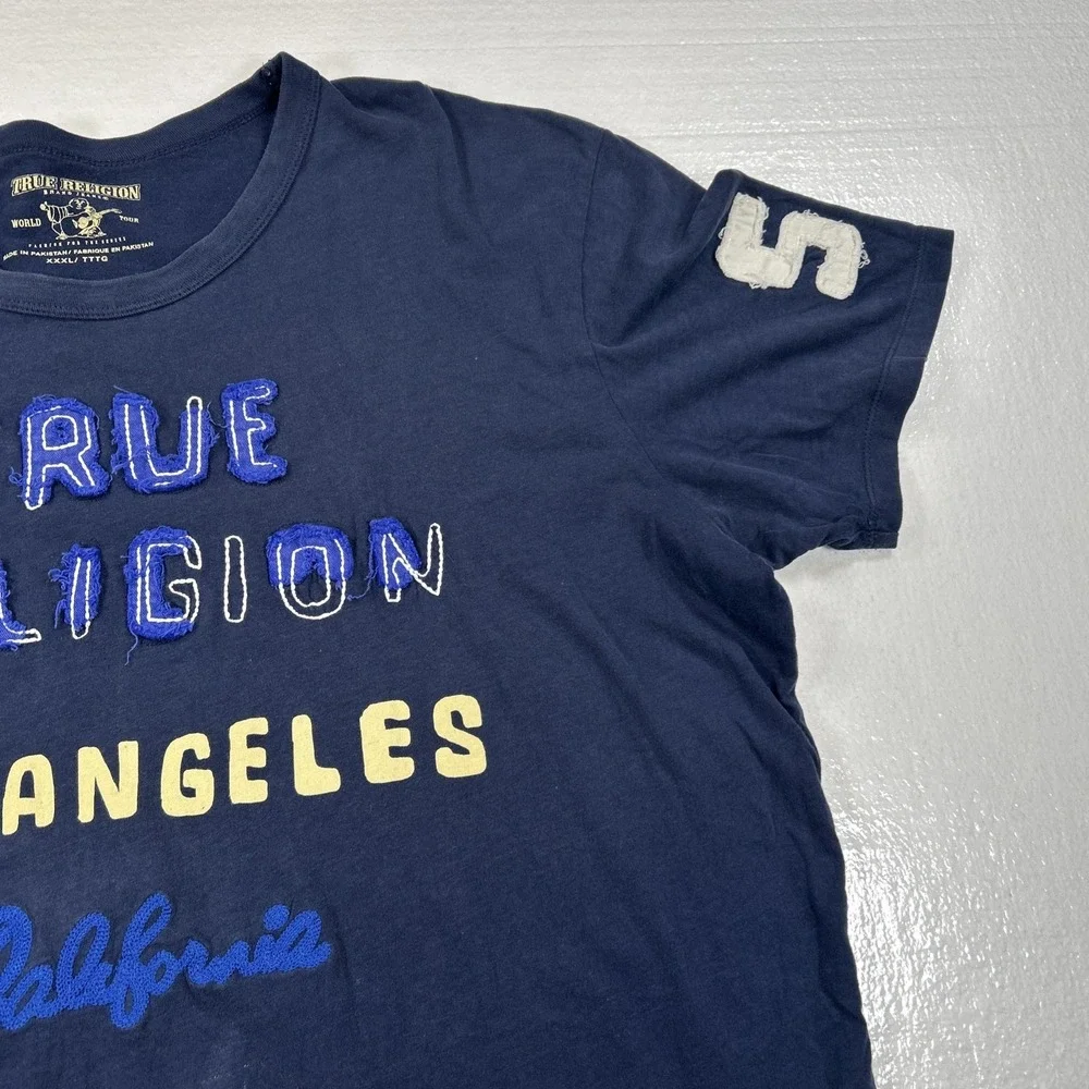 Vintage True Religion Graphic Shirt Men's 3XL Los Angeles California 56 3D Print